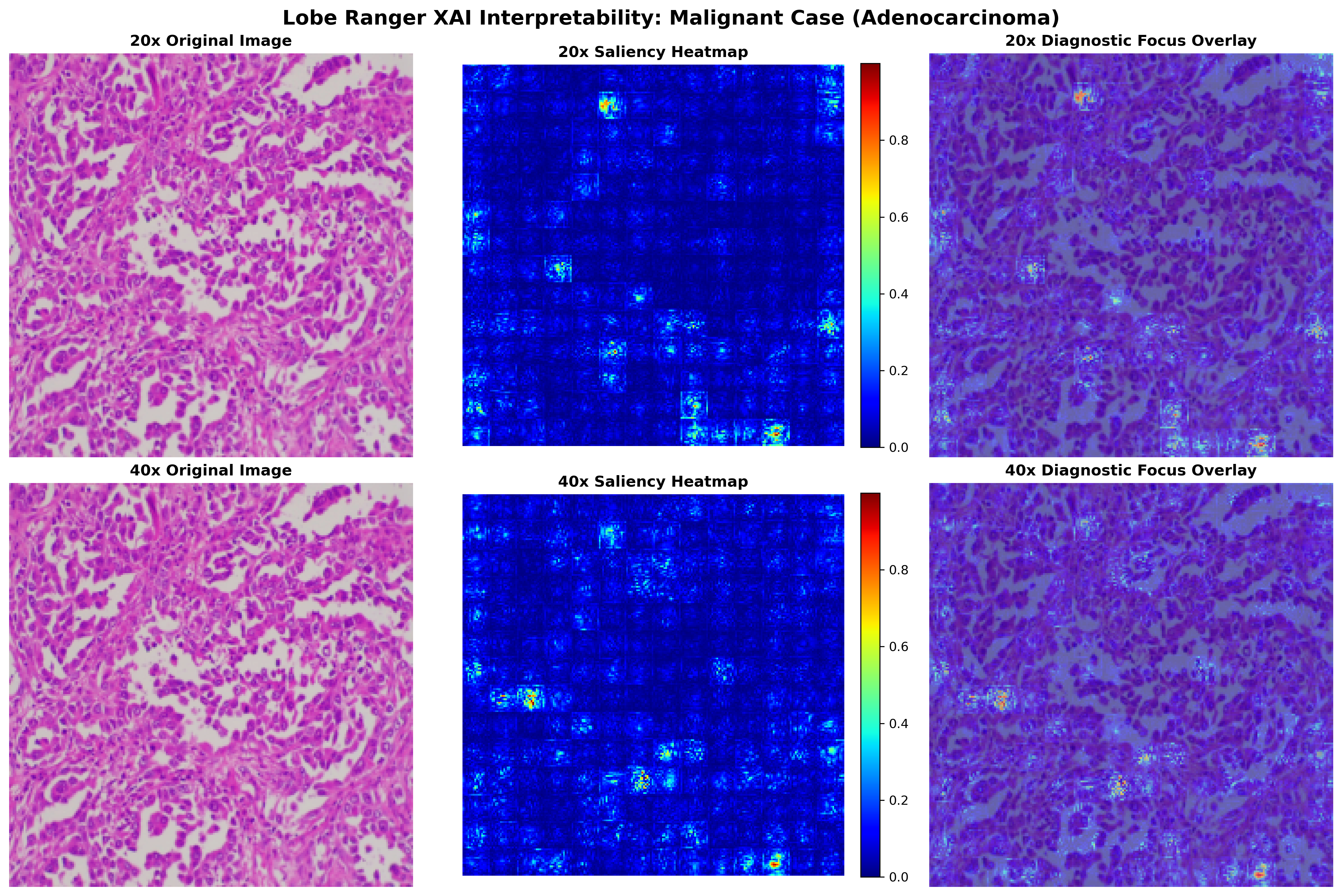 Malignant Case Saliency Map Focus
